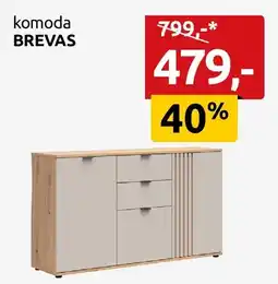 Black Red White Komoda Brevas oferta