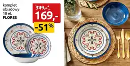 Black Red White Komplet obiadowy 18 el. Flores oferta