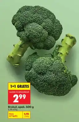 Biedronka Brokuł 500 g 1+1 GRATIS oferta