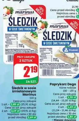 Dino Śledzik w sosie śmietanowym oferta