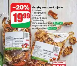 Dino Grzyby suszone krojone - borowik oferta
