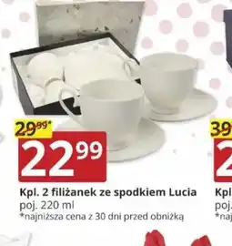 Prymus-AGD Kpl. 2 filiżanek ze spodkiem Lucia oferta