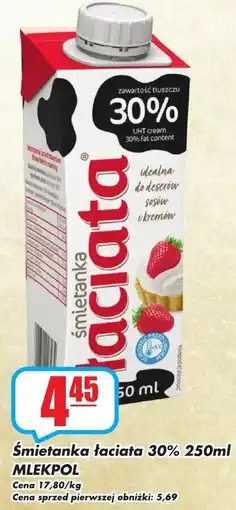 Sezamek Śmietanka łaciata 30% MLEKPOL oferta
