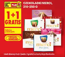 Biedronka Czekoladki MERCI oferta