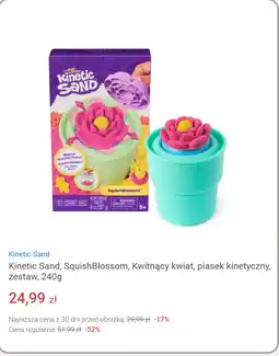 Smyk Kinetic Sand, SquishBlossom, Kwitnący kwiat, piasek kinetyczny, zestaw oferta