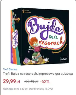 Smyk Trefl, Bujda na resorach, imprezowa gra quizowa oferta