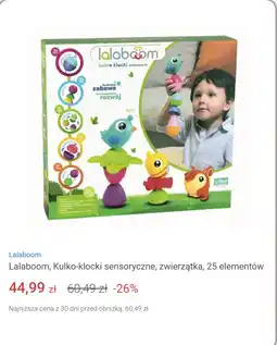 Smyk Lalaboom, Kulko-klocki sensoryczne, zwierzątka, 25 elementów oferta