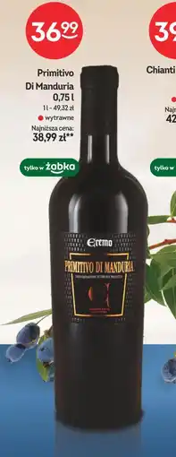 Żabka Primitivo Di Manduria oferta