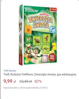 Smyk Trefl, Rodzina Treflików, Zwierzęta świata, gra edukacyjna oferta