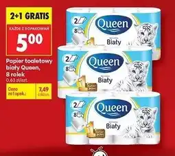 Biedronka Papier toaletowy biały Queen oferta