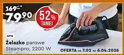 Biedronka Żelazko parowe Steampro 2200W oferta
