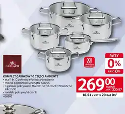 Selgros Zestaw garnków oferta