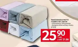 Selgros Prześcieradło z gumką Frotte oferta