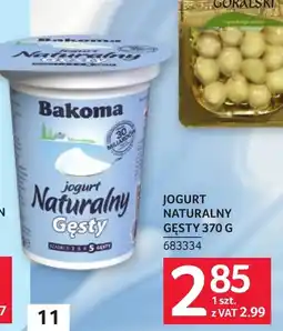 Selgros Jogurt naturalny Bakoma oferta