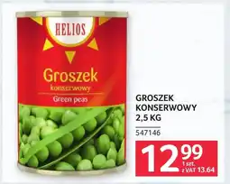 Selgros Groszek konserwowy Helios oferta