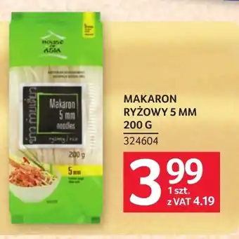 Selgros Makaron ryżowy House of Asia oferta