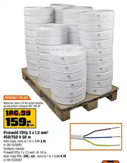 OBI Przewód M&M oferta