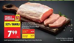 Biedronka Schab wędzprowy bez kości pakowany próżniowo Kraina Mięs oferta