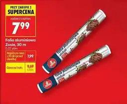 Biedronka Folia aluminiowa Zosia, 30 m oferta