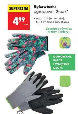 Biedronka Rękawiczki ogrodowe, 2-pak oferta