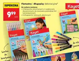 Biedronka Flamastry i długopisy dekoracyjne oferta