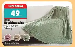 Biedronka Koc dekoracyjny oferta