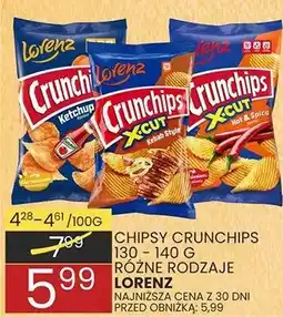 Wafelek Chipsy Crunchips ketchup oferta
