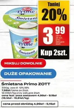 Supeco Śmietana Prima oferta