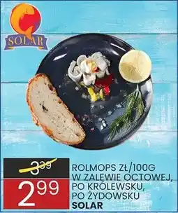 Wafelek Rolmops w zalewie octowej, po królewsku, po żydowsku oferta