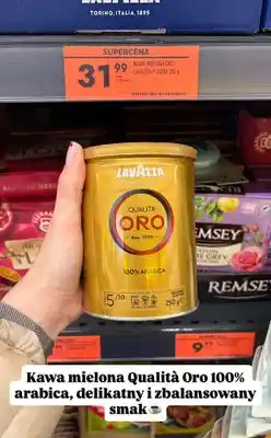 Biedronka Kawa mielona Qualità Oro 100% arabica oferta