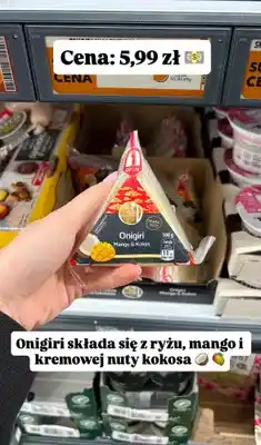 Biedronka Onigiri Mango & Kokos oferta