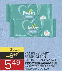 Wafelek Chusteczki baby fresh clean oferta