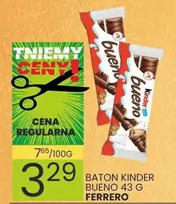 Wafelek Baton Kinder Bueno oferta