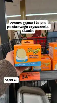 Biedronka Zestaw gąbka i żel do punktowego czyszczenia tkanin oferta