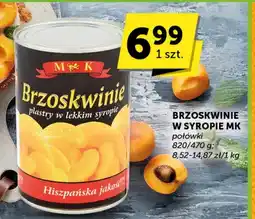 Groszek Brzoskwinie w syropie MK oferta