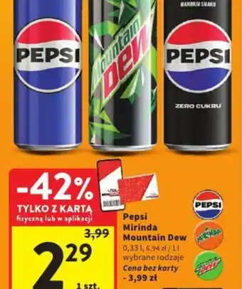 Pepsi Mirinda Mountain Dew