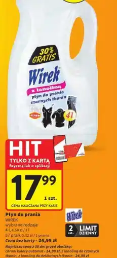 Intermarche Wirek płyn do prania oferta