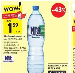 Intermarche Nałęczowianka woda mineralna oferta