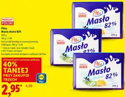Lidl Pilos Masło ekstra 82% oferta