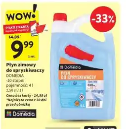Intermarche Płyn zimowy do spryskiwaczy Domedia oferta