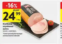 Intermarche Madej Wróbel Kiełbasa szynkowa extra oferta