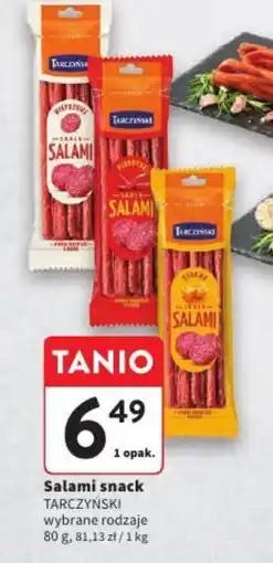 Intermarche Salami snack Tarczyński oferta