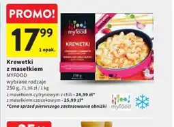Intermarche MYFOOD Krewetki z masełkiem oferta