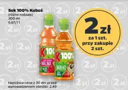 Netto Sok 100% kubuś różne rodzaje oferta