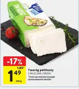 Intermarche Z MLECZNEJ DROGI Twaróg półtłusty oferta