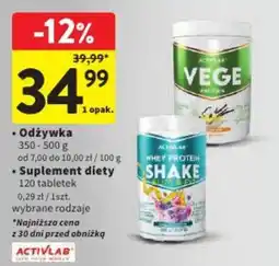 Intermarche Activlab Odżywka / Suplement oferta