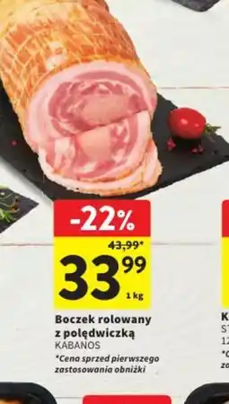 Intermarche Kabanos Boczek rolowany oferta