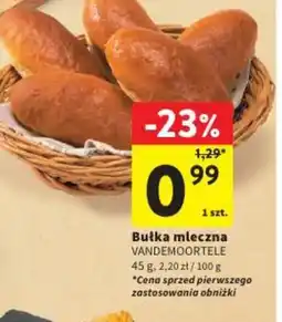 Intermarche Vandemoortele bułka mleczna oferta