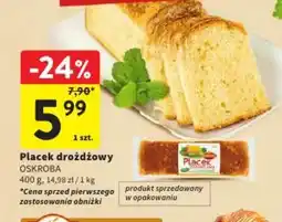 Intermarche Oskroba Placek drożdżowy oferta