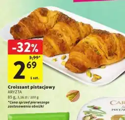 Intermarche ARYZTA Croissant pistacjowy oferta
